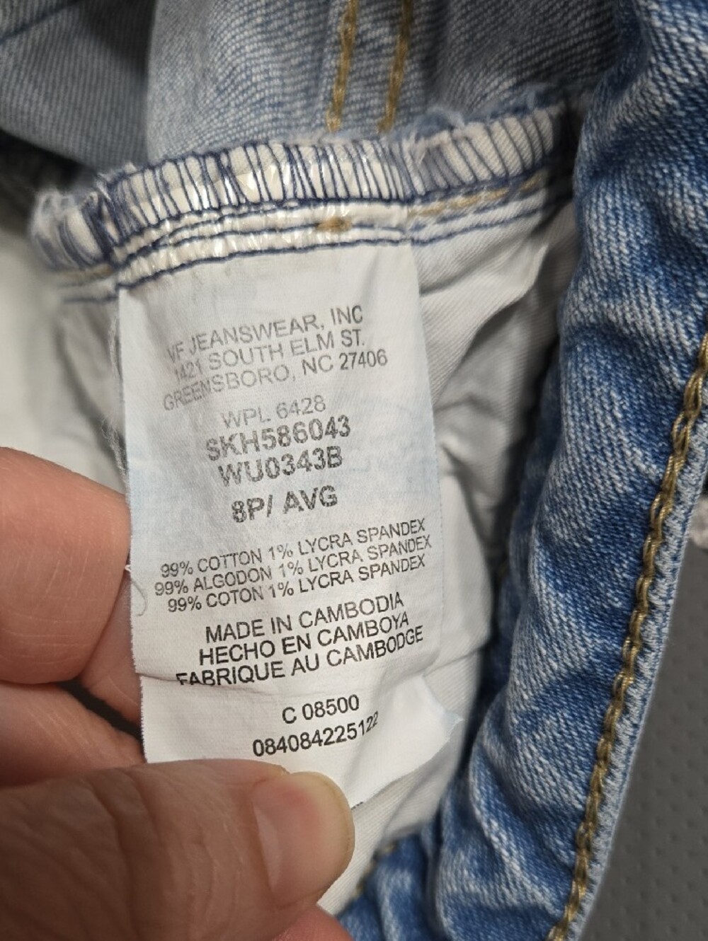 Wrangler Aura Light Blue Denim Jeans - Picture 3 of 9